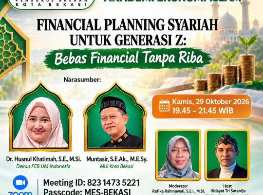 Generasi Z, Perlu Kaya dengan Perencanaan, Mandiri dengan Prinsip Syariah