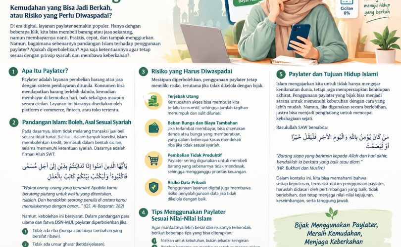 PayLater dalam Pandangan Islam: Kemudahan Digital atau Jebakan Utang? Menimbang Konsumsi, Syariah, dan Keberkahan PayLater dalam Pandangan Islam: Kemudahan Digital atau Jebakan Utang? Menimbang Konsumsi, Syariah, dan Keberkahan
