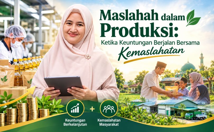 Maslahah dalam Produksi: Ketika Keuntungan Berjalan Bersama Kemaslahatan Maslahah dalam Produksi: Ketika Keuntungan Berjalan Bersama Kemaslahatan